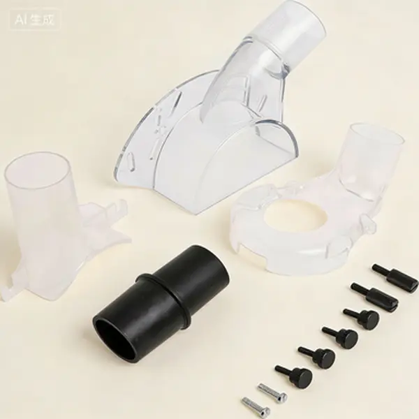 Bosch Router Dust Extraction Kit - RA1173AT-Compatible Adapter, Plastic Efficient Dust Collection System, Reusable Filter Bag, Workshop Cleanliness Boost, Power Tool Performance Improvement (Fits Compatible Tools)