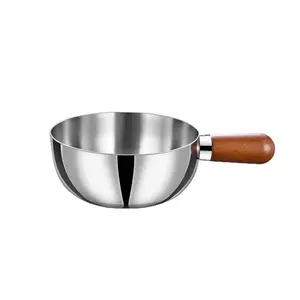 Camping Stainless Steel Multi-Pot with Handle - Food-Grade Soup, Noodle & Salad Bowl for Outdoor