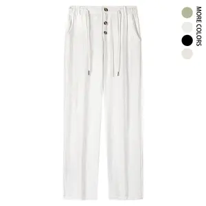 Men’s joggers with pockets, lightweight stretchy athletic pants, casual sportswear set, sports fitness running apparel for spring/summer
