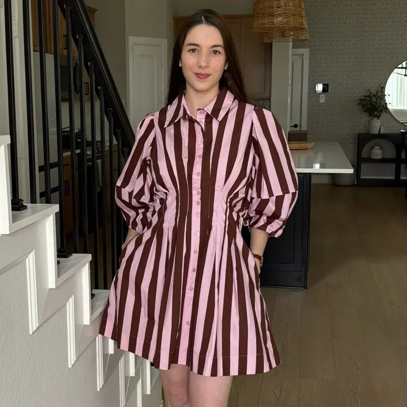 Blush Espresso Dress