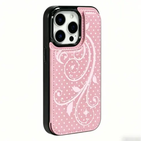 Pink dots and pink flowers