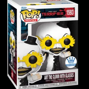 Funko Pop Vinyl Figure Terrifier Art the clown with glasses