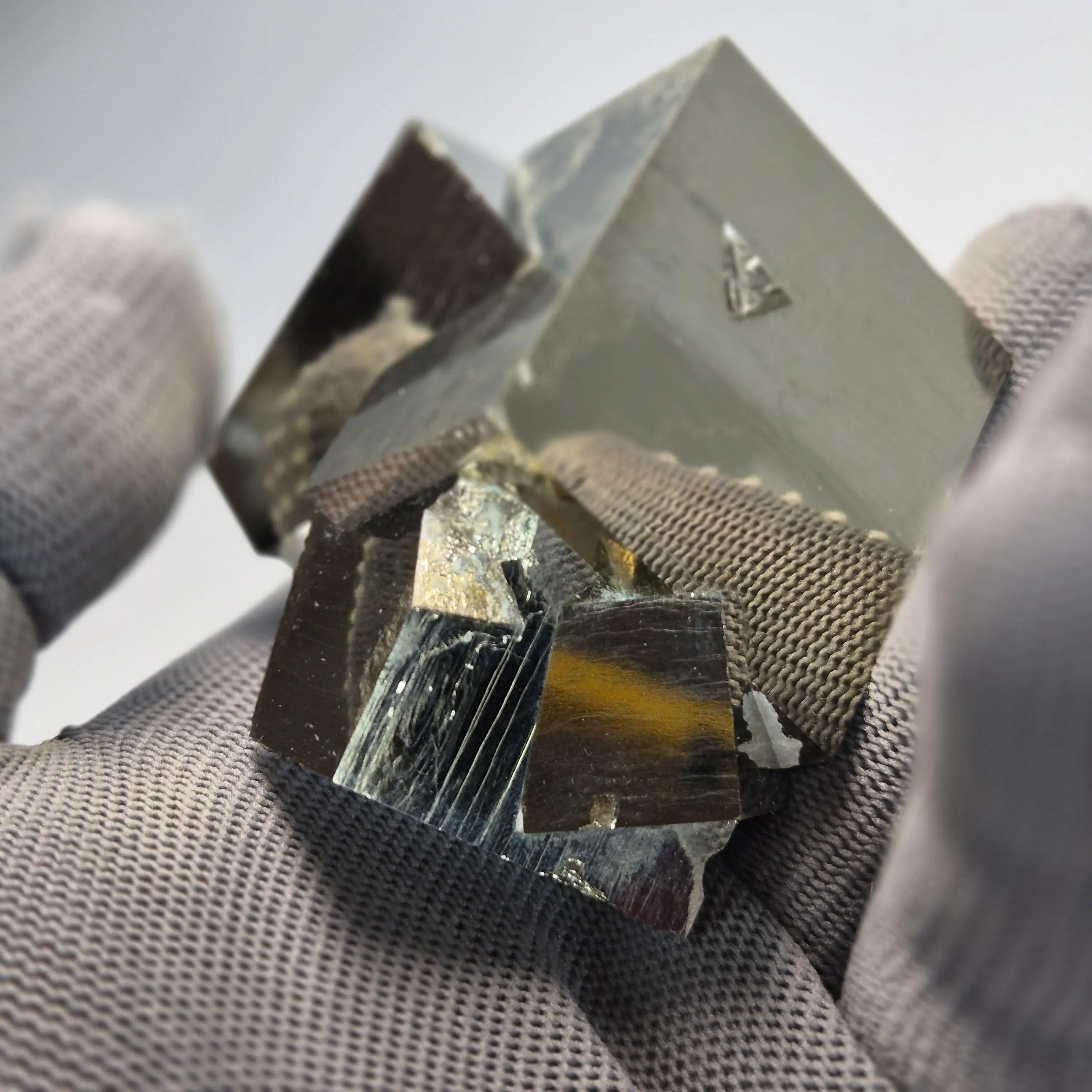 Intertwined Pyrite Cubes – Natural Formation 13.55 oz