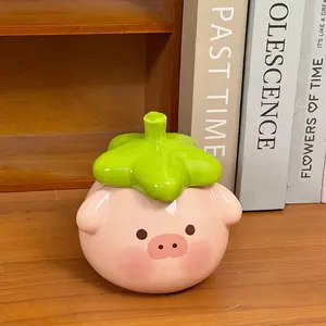 Cute Pig Mug, Creative Office Water Cup, Breakfast Milk Cup, Adorable Small Piggy Coffee Mug, Ceramic Coffee Mug, Perfect Gift for Kids & Adults