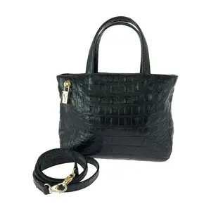 Pre-owned FURLA Calfskin Shoulder Bags Embossed Leather 2way Bag