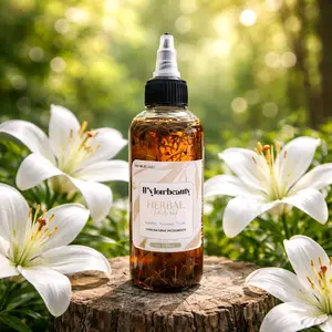 Super Herbal Hair Growth Oil (4oz Squeeze Bottle) *Vegan & Hand-crafted* Rosemary, Fenugreek, Black Seed Oil*