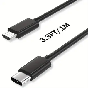 USB-C OTG to Micro USB Cable, Charger Data Sync Cord, Type C Charging, Charging Cable for Samsung Galaxy S7 S6, LG, Kindle, PS4 Xbox Controller, Android Phone, Electronic