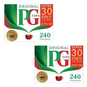 Pg Tips Tea Bags, 240 Count, Pack of 2 Beverage
