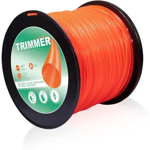 080 Trimmer Line Heavy Duty Commercial Grade Round 0.080 Inch String Trimmer Line,Weed Eater String .080Inch-1214Ft-3Lb Fits  of String Trimmer(080" 3LB Round)