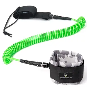 Gradient Fitness Ankle Surfboard Leash, Boogie Board Leash, Paddle Board (SUP) Strap Leash