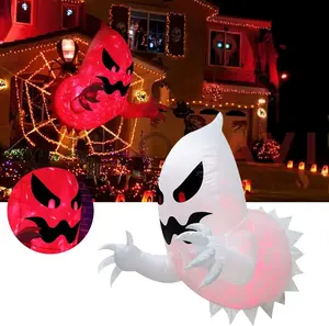 Giant 4.6ft Inflatable Phantom - Scary Blow Up Halloween Decoration Busting Through The Window For Indoor/Outdoor Yard Garden & Party Decor Gift For Halloween
