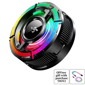 Magnetic Semiconductor Phone Cooler with Temperature Control, Mobile Gaming Radiator for iPhone & Android Gamers