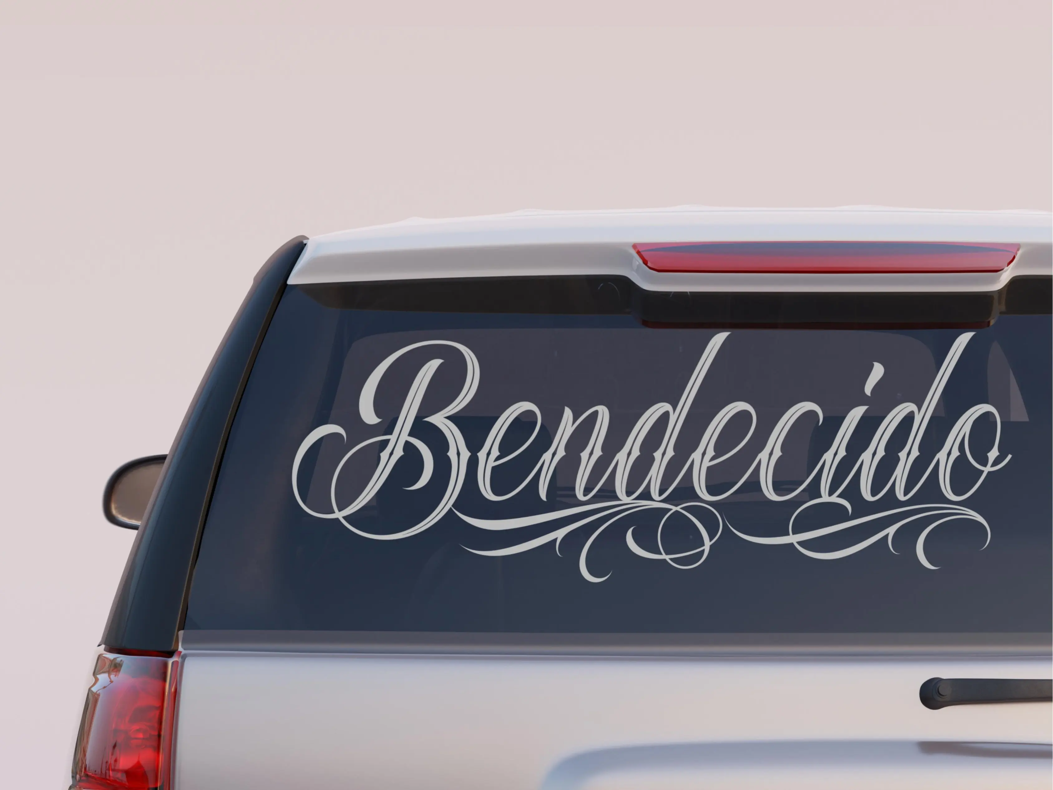 Bendecido Car Decal