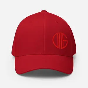 Structured Twill Cap (Red/Red)