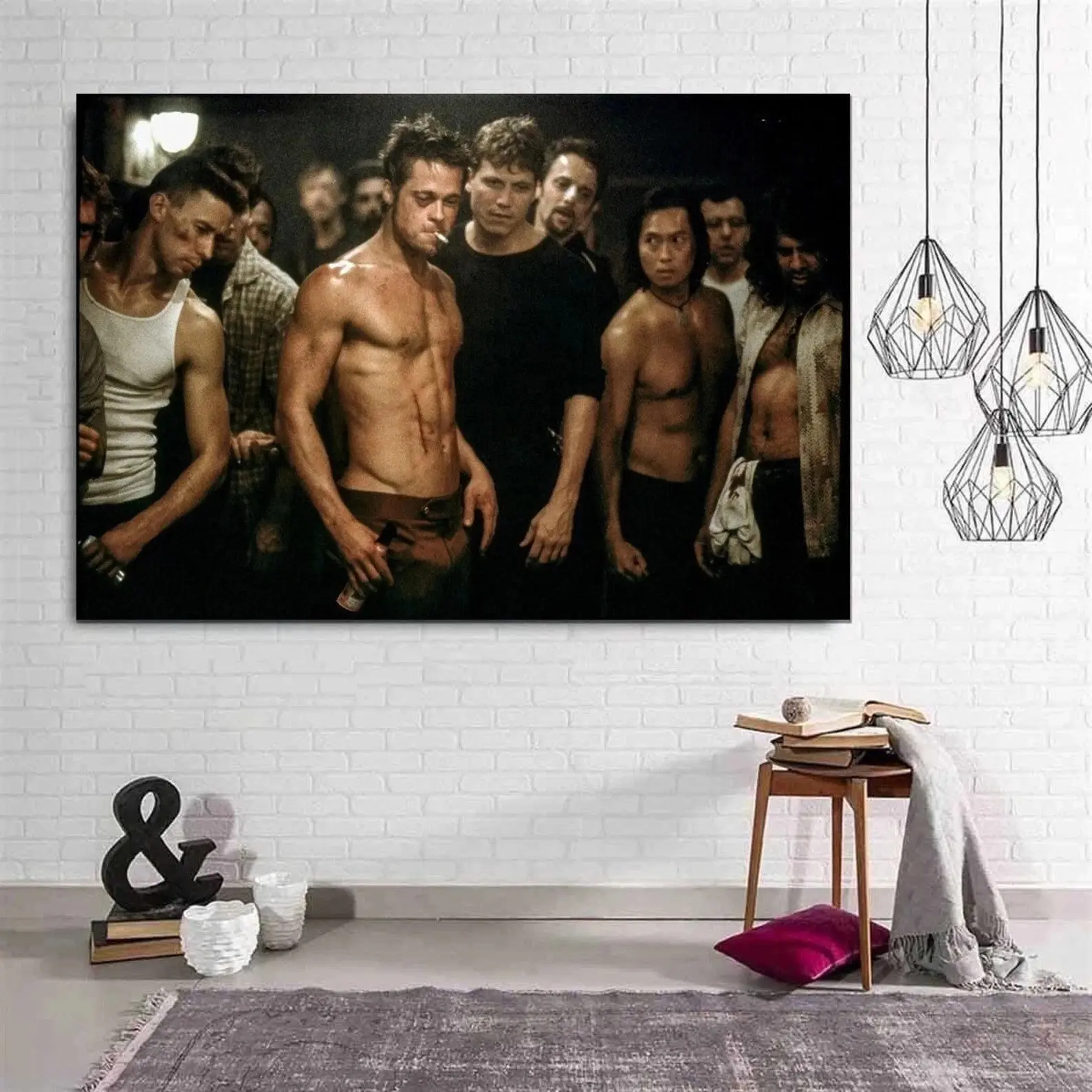Fight Club Tyler Durden Cult Movie Wall Art Poster