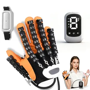 Hand Training Robot Glove, Portable USB Rechargeable Hand Recovery Device, 4 Modes & 9 Intensity Levels, Suitable for Right and Left Handed Users