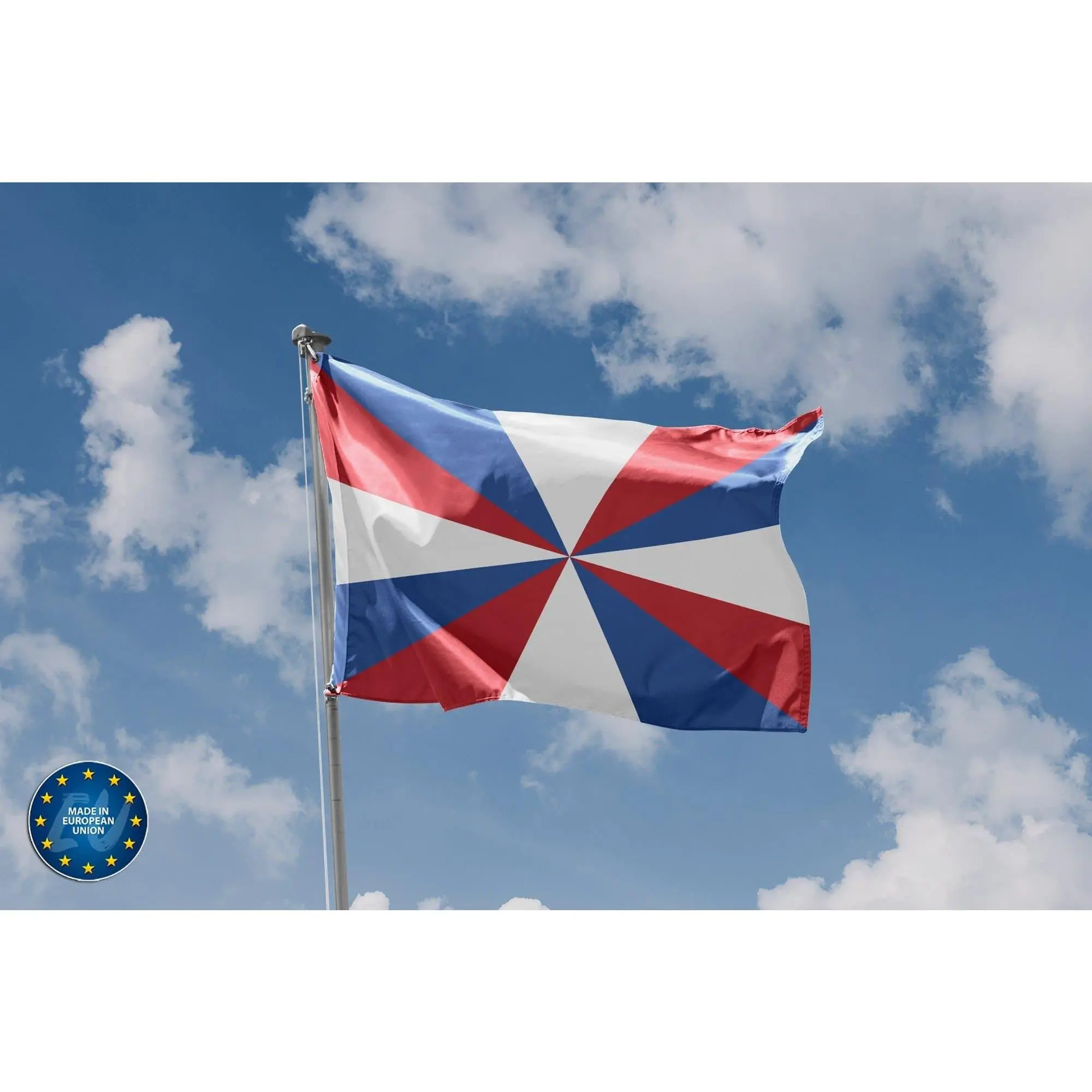 Naval Jack of the Netherlands Flag | Unique Design Print | High Quality Materials | Size - 3x5 Ft / 90x150 cm |