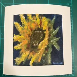 Sunflower print 5.5x 5.5