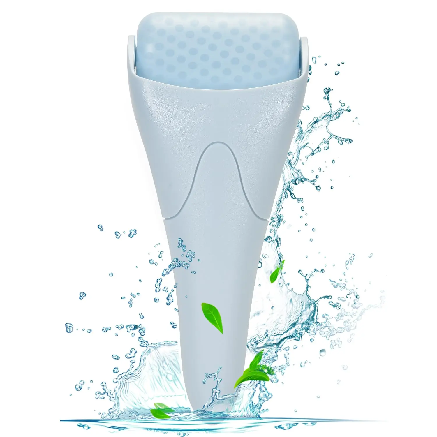 ASMR Facial Ice Roller, Women's Skincare Tool Gift Idea - Therapeutic Cooling Device for Complexion Tightening, Brightening, Under-Eye Puffiness Reduction, Migraine & Pain Relief, Anti Wrinkle, Cool Therapy, Gentle Roll, Migraine Relief, Plastic, Chest, A