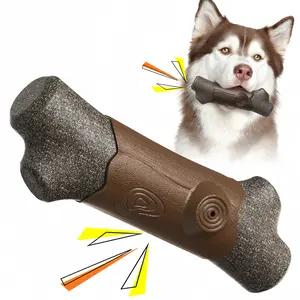(Dog Chew Stick) Squeak Toy for Aggressive Chewers, Cleaning Teeth, Chew Toy Bone, Relieving Boredom, Interactive Toy, Suitable for Large and Medium Dogs.