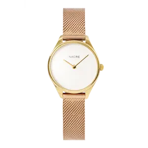 Mini Lune - Gold - Rose Gold Mesh