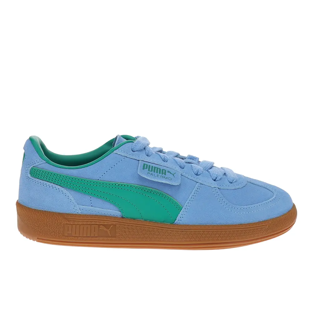 PUMA Womens Palermo Lace Up Sneakers Shoes Casual - Blue
