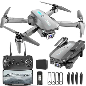 RC Quadcopter Drone with Large LCD Screen Remote Control, Dual HD Cameras, WiFi FPV, Foldable & Portable, One-Key Takeoff & Landing, 360° Stunt Flips, Perfect Festival Gift for Kids Ages 8-14 TongLi Dron