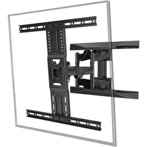 Full Motion 45-75 Inch TV Wall Mount Flat Panel LED LCD Display Screen Mount Bracket MAX.VESA 600x400mm Load 45. 5kg
