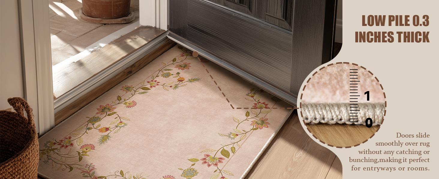 Washable Rug Area Rugs for Living Room: Bedroom Rug Stain Resistant Non Slip Low Pile Ultra Soft Faux Wool Lightweight Large Carpets for Dining Room Kitchen Farmhouse Home Office Indoor Washable Rug Area Rugs for Living Room: Bedroom Rug Stain Resistant Non Slip Low Pile Ultra Soft Faux Wool Lightweight Large Carpets for Dining Room Kitchen Farmhouse Home Office Indoor