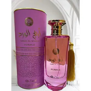 Women Areej Al Ward Purple Eau De Parfum by Zakat 3.4 FL OZ