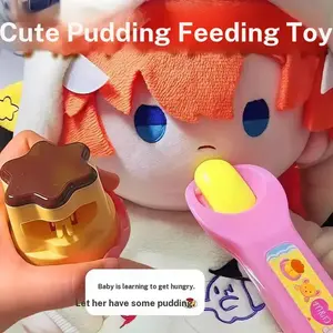 Jelly Pudding Cup Toy Set Feeding Fun Throwing Toys Model Girl Creative Play Kitchen Supermarket, Kids Pretend Play Food Accessories