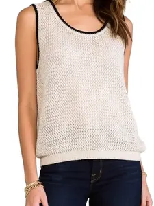 2026 Summer Sexy Tank Top, Casual Short Sleeve Knitwear, Random Pattern Design, Perfect for Beach & Daily Wear, Comfortable Fit