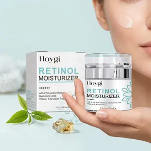 Hoygi Retinol Moisturizing Face Cream (50ML), Tightens Facial Skin, Reduces Fine Lines, Hydrates and Nourishes, Anti-Wrinkle Cream