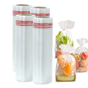 FOOD STORAGE BAGS – 11x14in | 4 Rolls – 1160PCS | Clear, Fresh-Keeping Produce Bags