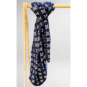 Bamboo Swaddle Blanket in Navy