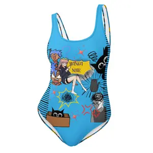 Manga Noir Blue Swimsuit