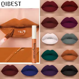 Matte Liquid Lipstick Makeup Available in 24 Colors, Waterproof, Easy to Apply, Non-Sticky for Daily and Party Use Cosmetic