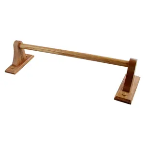 LDR 165 9870 24 in. Rustic Oak Towel Bar