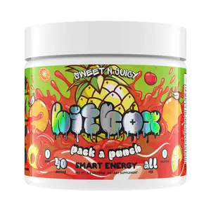 Hitbox Energy - PACK-A-PUNCH Tub - 40 Servings - Sugar-Free/Crash-Free Gaming/Study Energy Supplement