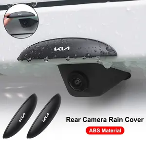 ABS Car Rearview Camera Rain Cover Silicone Weatherproof Protector For Kia Sportage Rio Picanto Morning Stonic Ceed Niro Sorento Ray