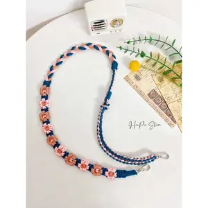 [NEW] Handmade Daisy Macrame Multi-Purpose Strap for Phone, Bag & Camera 2