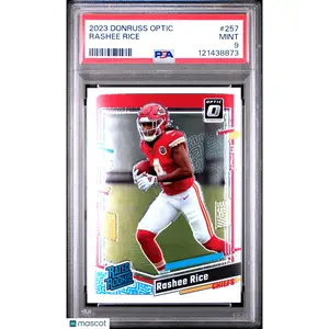 2023 Panini Donruss Optic - Rated Rookie #257 Rashee Rice (RC) PSA 9