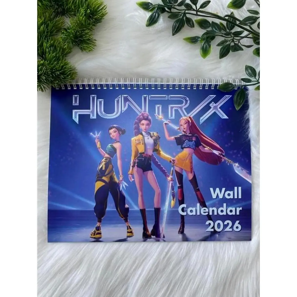 Huntrix K-Pop Demon Hunter Wall Calendar 2026, Kpop Anime Calendar ...