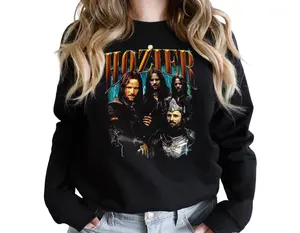 Hozier Shirt Gift For Her  Him Loves Music Hozier Concert Shirt Gifts For Women Men Hozier Tour Shirt Lord Of The Rings Hozier Aragon Shirt Sirius Black Shirt Hozier Nandor Shirt Hozier Unreal Unearth 2024 Sweatshirt Hozier Fan Gift Hozier T-Shirt