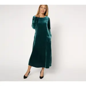 Belle by Kim Gravel Petite Bellevet Long Sleeve Maxi Dress