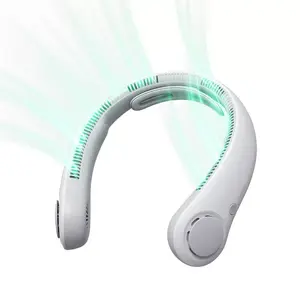 JISULIFE Portable Neck Fan Gray