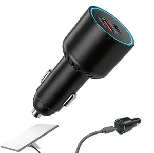 Starlink Mini USB‑C Car Charger Adapter, 3‑in‑1 In‑Car Charger with Smart Step‑Up Conversion, 12V to 24V / 100W, Durable USB‑C PD 100W and USB‑A 18W Charging Ports