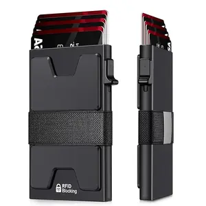 Multi-Functional RFID Blocking Smart Pop Up Wallet