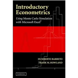 USED Book - Introductory Econometrics: Using Monte Carlo Simulation with Microsoft Excel [With CDROM] by Barreto, Humberto (Hardcover) - english