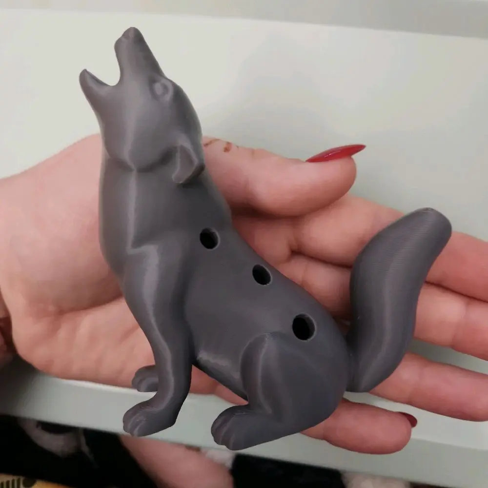 Wolf Ocarina Wind Instrument, Musical Toy for Hobbies